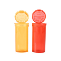 Flacons à couvercle à charnière DR Pop Top de capacité personnalisée 6 9 13 19 60 90, conteneur à sécurité enfant, flacons à couvercle à charnière