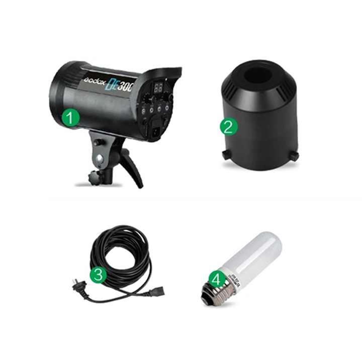 Godox DE300300Wプロフェッショナルスタジオストロボフラッシュランプ  