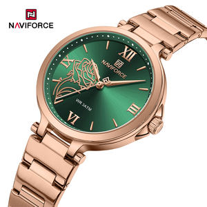 NAVIFORCE 5060レディースラグジュアリーウォッチカスタムロゴプライベートラベル女性腕時計 - Product Image 4