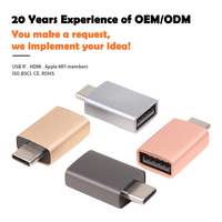 Adaptateur USBC coloré OTG adaptateur de clé USB Type C adaptateur