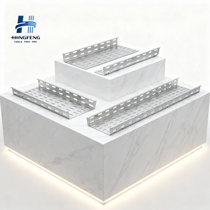 Support de chemin de câbles perforé à prix d'usine, système de chemin de câbles pré-galvanisé OEM, chemin de câbles robuste galvanisé à chaud - Product Image 1