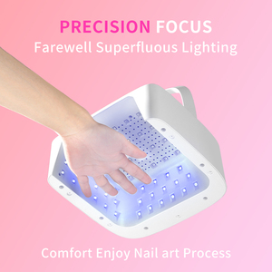 SNRQI <span class=keywords><strong>2025</strong></span> Neuer Bestseller Wiederaufladbarer Nageltrockner 80W Hochleistungs-Smart-Handschutz UV/<span class=keywords><strong>LED</strong></span>-Nagellampe Schnelltrocknende Nagelkunst - Product Image 4