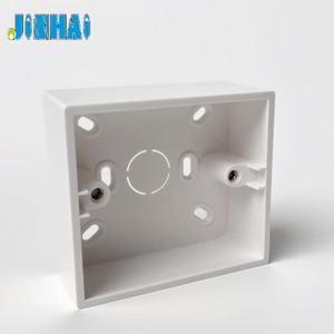 Boîtier de jonction en plastique personnalisé 1 module, prix bas, vente en gros, équipement électrique, indice de protection IP30, 86x86x35mm, pour usage domestique/hôtelier/bureau - Product Image 1
