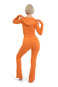 Y2K <span class=keywords><strong>donna</strong></span> alta ragazza Friendly set maglione lavorato a <span class=keywords><strong>maglia</strong></span> su misura giacca di cotone e pantaloni sportivi <span class=keywords><strong>vestiti</strong></span> invernali per le donne - Product Image 5