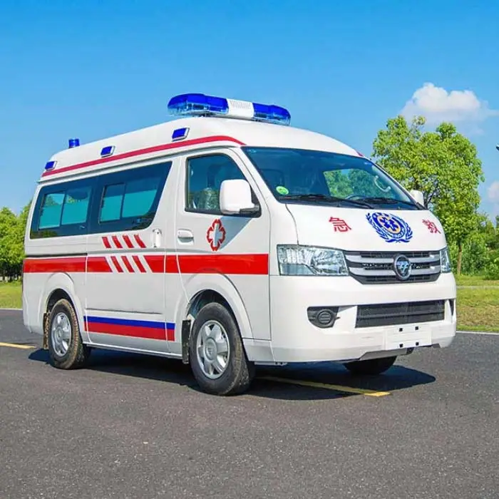 Molti tipi di prezzo di fabbrica benzina veicolo ambulanza con barella