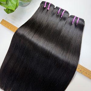 Extensiones de Cabello Humano Natural Liso de Camboya de Alta Calidad, Color Negro Natural, para Negocios de Salón de Belleza - Product Image 5