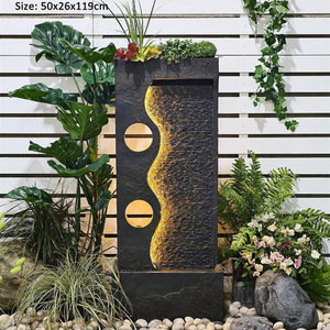 Fontaine d'eau rétro de style européen du milieu du siècle, pour l'intérieur et l'extérieur, décoration de <span class=keywords><strong>jardin</strong></span> <span class=keywords><strong>zen</strong></span>, souvenir, décoration de maison neuve - Product Image 6