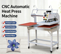 Presse à chaud automatique à double plateau 40x60cm (16*24in) pour sublimation textile et transfert thermique sur vêtements
