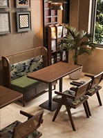 Ensemble de mobilier moderne commercial : Fauteuils de loisirs, banquettes, tables et chaises pour la restauration, les bureaux, les bibliothèques, les restaurants, les cafés et les salons de café.