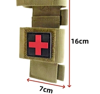 Sac de rangement tactique MOLLE étanche et stérile EO pour garrot EDC portable Kebon KB-DB0638, sac banane tactique transfrontalier
