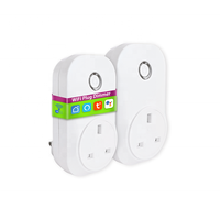 Bilihondim UK Interrupteur WiFi à Bouton Tactile 200W 1 Canal Compatible Tuya Contrôle Sans Fil 1A Installation Facile Garantie 1 An