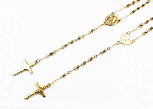 BZM-collar <span class=keywords><strong>de</strong></span> acero inoxidable para mujer, collar <span class=keywords><strong>de</strong></span> <span class=keywords><strong>Rosario</strong></span> <span class=keywords><strong>de</strong></span> moda chapado, protección <span class=keywords><strong>de</strong></span> color <span class=keywords><strong>de</strong></span> 2 años, + 316L alto pulido, nuevo, <span class=keywords><strong>2022</strong></span> - Product Image 5