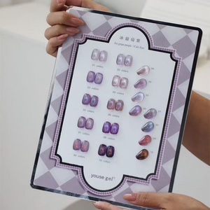 Youse New 15ml Cat Eye <b>Nail</b> Polish <b>Set</b> 10 Colors Purple Magnetic Cat Eye Uv <b>Gel</b> Long-lasting Odorless, Eco-friendly Tpo Free - Product Image 1