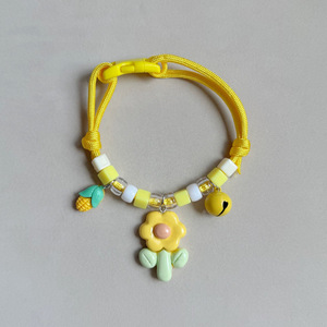 Lindo collar para perro y gato con colgante floral y campana, accesorio para mascotas, decoración para el cuello de Bichón Frisé/Oso Teddy. - Product Image 5