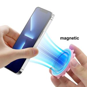 Funda de Silicona Flexible con Soporte Magnético para Teléfono, Agarre Manos Libres, Compatibilidad Universal, Empaque Personalizado - Product Image 5