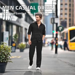 Pantalon de Costume Décontracté pour Homme à Prix Abordable, Grande Taille, Respirant, Imperméable, Fabricant Pakistanais, Meilleur Style - Product Image 2