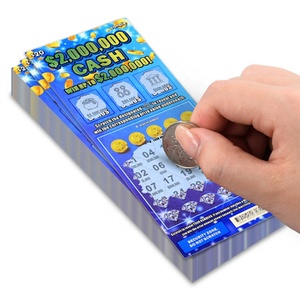Scratch Lottery Win Cash Prize Customization Scratch <b>Pattern</b> Coating Classic Designs - Product Image 1