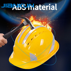 Casque de sécurité intégral Jiankun CE EN397 <span class=keywords><strong>en</strong></span> HDPE et ABS, types T/Y/<span class=keywords><strong>V</strong></span>/Cercle, 6 points de suspension, résistance aux chocs et aux pénétrations - Product Image 2