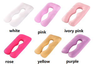 Oreiller de maternité en U de haute qualité, doux, en coton, pour femme, couvrant tout le corps, fourni par le fabricant - Product Image 3