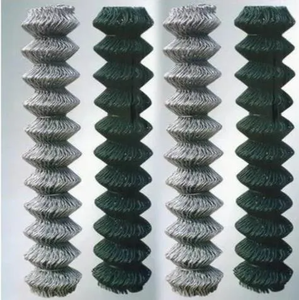 Clôture Cyclone à Mailles Chaînées de 8 pieds, Vente en Gros Directe <span class=keywords><strong>Usine</strong></span> - Gabion Galvanisé à Chaud Revêtu de PVC, Traitement par Pliage - Product Image 4