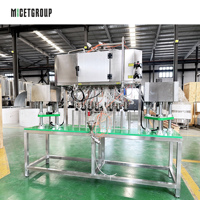 Máquina de Llenado de Botellas PET de 8 Cabezas, Equipo Automático de Llenado de Bebidas, Máquina de Llenado y Tapado de Líquidos, Embotelladora de Agua y Jugos