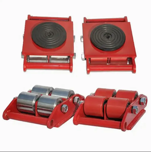 Heavy Duty 3-18 tonnes Chargement Réservoir Chariot Patins à roulettes 33000lbs Crics Manuel Acier Cargo Chariot pour Machines Roller Cargo - Product Image 6