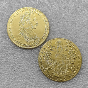 1873-1915 Oostenrijk 4 Ducat antieke stijl herdenkingsmunten, geschenken, woondecoratie - Product Image 3