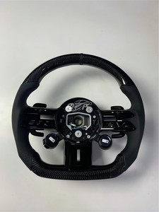 Volant de voiture sport noir en cuir W204 W205 AMG CLA, <span class=keywords><strong>prix</strong></span> promotionnel pour <span class=keywords><strong>Mercedes</strong></span>-Benz - Product Image 1