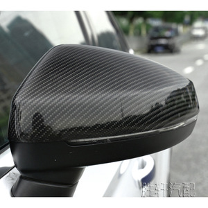 ฝาครอบกระจกมองหลังคาร์บอนไฟเบอร์สำหรับรถ Audi A3 S3 RS3 2014-2020ทั้งชุดซ้ายและขวา - Product Image 5