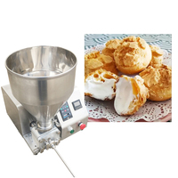 Nouvelle machine de remplissage automatique de crème pour produits de boulangerie, multifonctionnelle, commande tactile, acier inoxydable 304, légère
