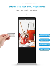 Totem Digitale LCD da Pavimento 43/55/65/75/86 Pollici, Pannelli LED Pubblicitari per OOH - Product Image 5