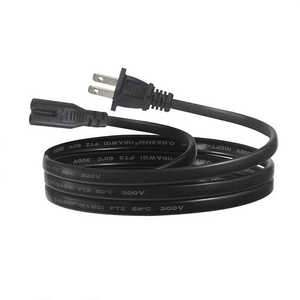 125V 10A NEMA 1-15P to IEC C7 <b>Power</b> <b>Cable</b> 1.8m Black Replacement <b>Power</b> Cord for Bluetooth Speaker Router - Product Image 2