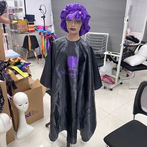 Chuyên Nghiệp Cắt Tóc Tùy Chỉnh Vẻ Đẹp Không Thấm Nước Polyester Barber Hairdressing Salon Cape Tạp Dề - Product Image 4