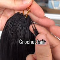 Extensions de cheveux humains à micro-anneaux pour tresses, effet plume, sans nœuds, sans trame