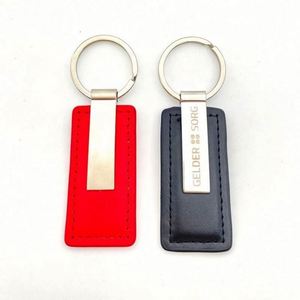 Custom Embossed Logo PU <b>Leather</b> <b>Keychain</b> Promotional Car <b>Keychain</b> Gift - Product Image 5