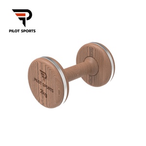 Cao cấp sang trọng thép không gỉ quả tạ miễn phí trọng lượng trong Walnut Cherry sồi và tro gỗ cho sang trọng và quyền lực Đào Tạo - Product Image 3