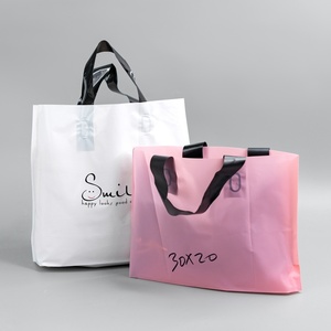 Bolsas de Plástico Reciclables con Logotipo Personalizado de 30x40cm, con Asas para Ropa, Embalaje de Regalos, Uso en Supermercados, Venta al por Mayor para Pequeñas Empresas - Product Image 4