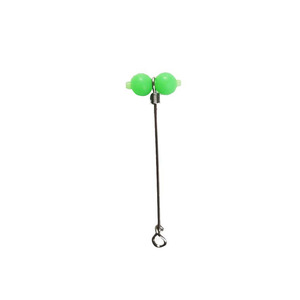 NOUVEAU Design 6cm 8cm 10cm 12cm Eau salée Triple T-forme Rolling Pearl Beads Luminous Three Way Cross-line Fishing Swivels - Product Image 1