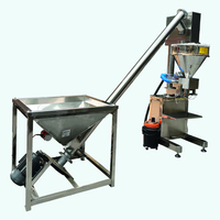 Machine de remplissage automatique à spirale motorisée pour poudre de protéines, d'épices et d'assaisonnements, emballage en sachet de verre, conception verticale