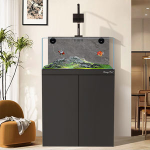90Cm Luxe Eco-Vriendelijke Mini Rechthoek Biocube Wateraquarium Berg Uitzicht Decoraties Metalen Frame Ultra Helder Glas Aquarium - Product Image 2