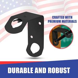 Porta asta bandiera per esterno casa piccola bandiera porta palo staffa 6 confezioni per interni a parete L a forma di 1/2 pollici di diametro pali - Product Image 2