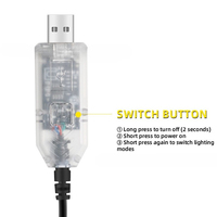 Nouveau Style 12V USB 11 Modes de couleur lumière LED fenêtres décoration rvb diable yeux phares écran d'affichage Zhouzi voiture accessoires