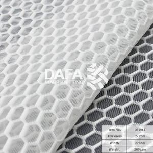 100% poliestere 3D Jacquard tessuto di maglia trasparente per la decorazione di tenda e abbigliamento - Product Image 1