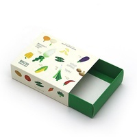 Boîte à tiroir en papier alimentaire personnalisée pour bonbons, en-cas, biscuits, chocolat, desserts, emballage de sucreries