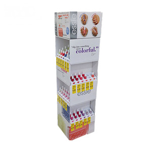 Nhà Sản Xuất Chuyên Nghiệp Cardboard <span class=keywords><strong>Display</strong></span> Rack Giấy Tầng Hiển Thị Cho Nail Polish - Product Image 4