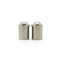 HR Stainless Steel Positioning Ball Head Plunger Fastener Stepless Press Light Touch Spring Pin Polished Finish Model HR-100