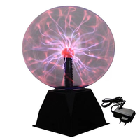 USB magic light fireworks activated lightning electrostatic fancy lighting decorative ball globe Static plasma ball light