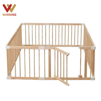 Parc pour bébé en bois Montessori, mobilier de garderie, aire de jeu d'activités pour nourrissons, espace d'apprentissage précoce pour la maternelle et les tout-petits