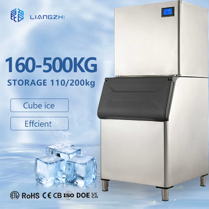 Machine à Glaçons Professionnelle FR1383NG - 350W, Automatique, Noir