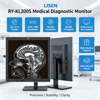 Moniteur LCD médical haute définition 20,1 pouces 2MP 4:3 avec interfaces DP/DVI, nouvel écran clinique pour utilisation sur ordinateur de bureau